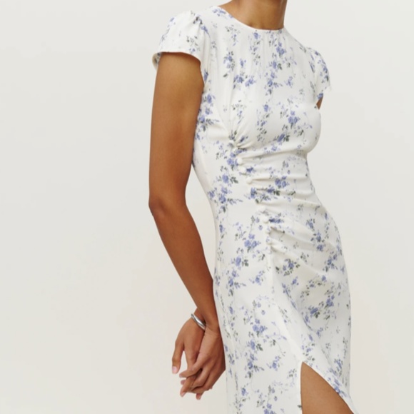Reformation Frasier Dress in Madeline - Picture 1 of 6